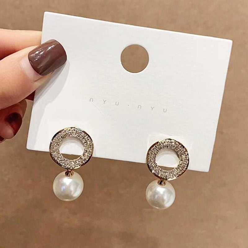 Fashion Pearl Cute Female Earrings