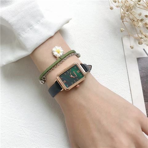 Female simple temperament fashion watch