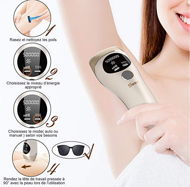 Laser hair removal equipment