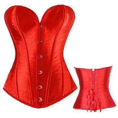 Bustier Lace up Boned Top Corset Waist Shaper