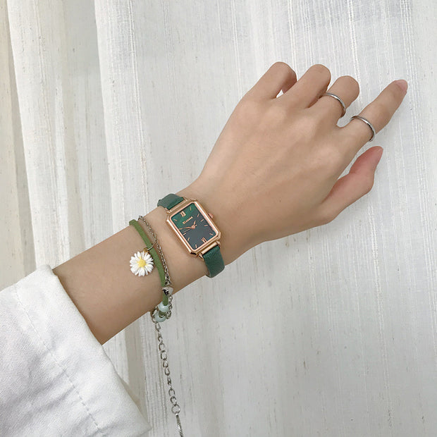 Female simple temperament fashion watch