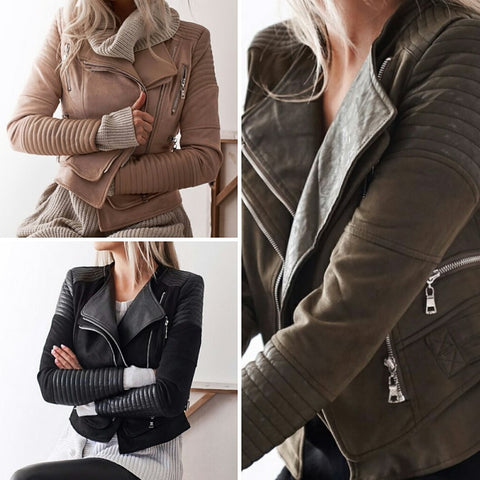 Women  bomber jacket fit Female Outer wear