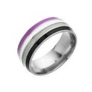 Bisexual Pride Stainless Steel Ring Europe