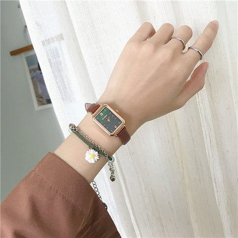 Female simple temperament fashion watch