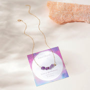 Jewelry Pure Color Rose Quartz Stone Necklace