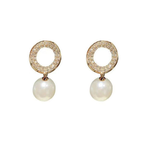 Fashion Pearl Cute Female Earrings