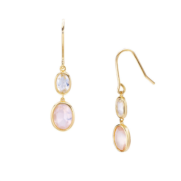 Simple Fashion Crystal Earrings Female