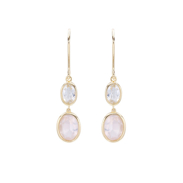 Simple Fashion Crystal Earrings Female